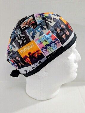 Beatles, Skull Cap, Scrub Cap, Chemo Hat